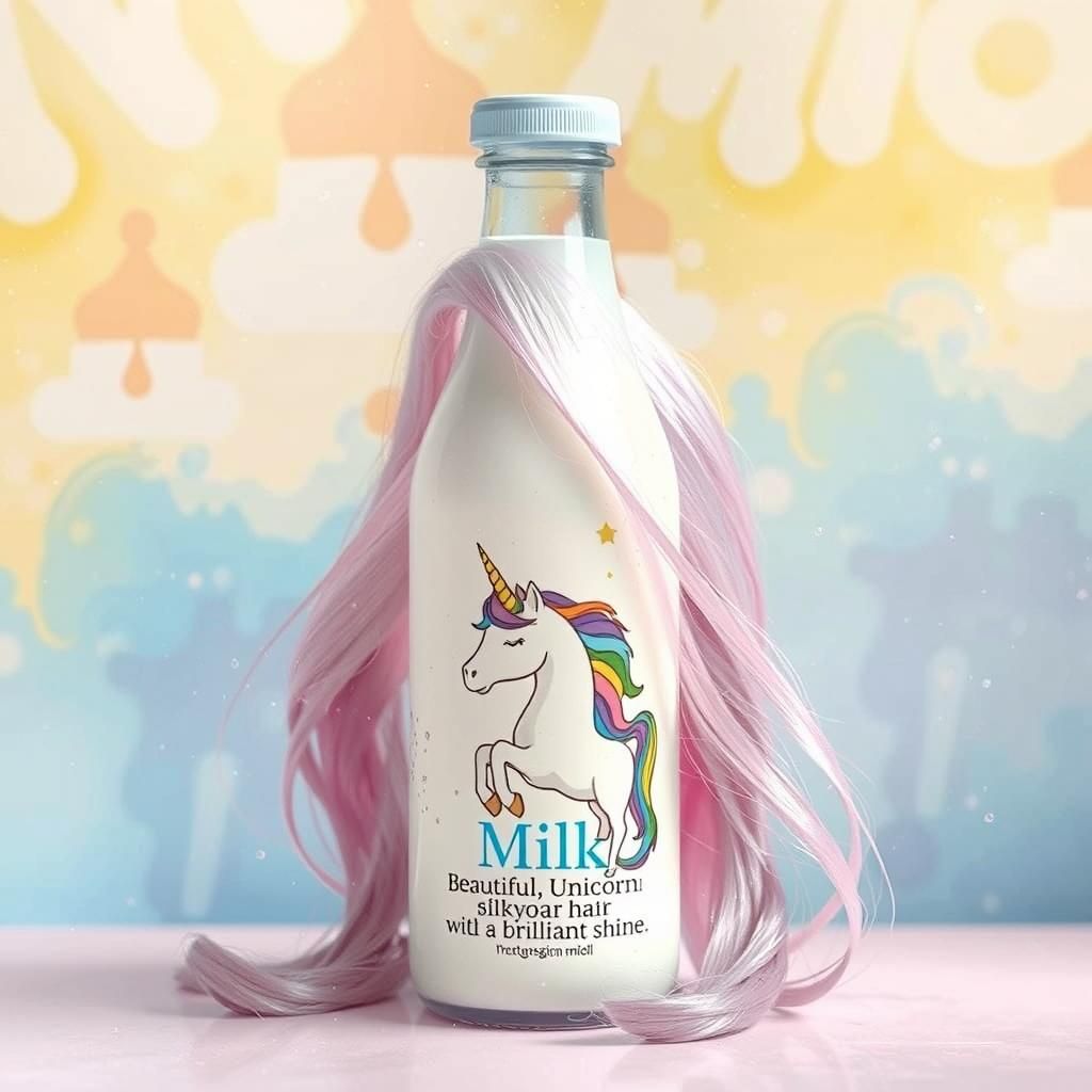 Unicorn Milk: Silky Hair Elixir in Barbie Style