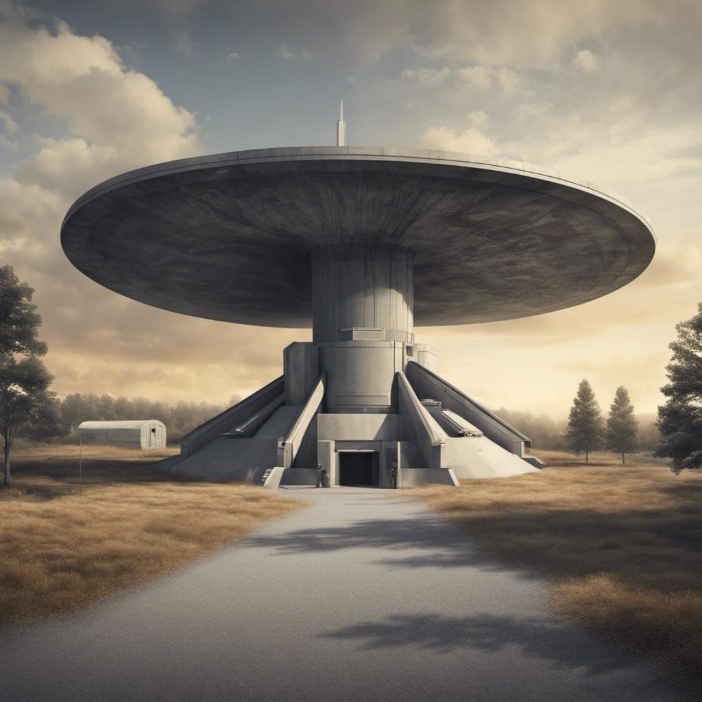 American Missile Silo Exterior During Information Age