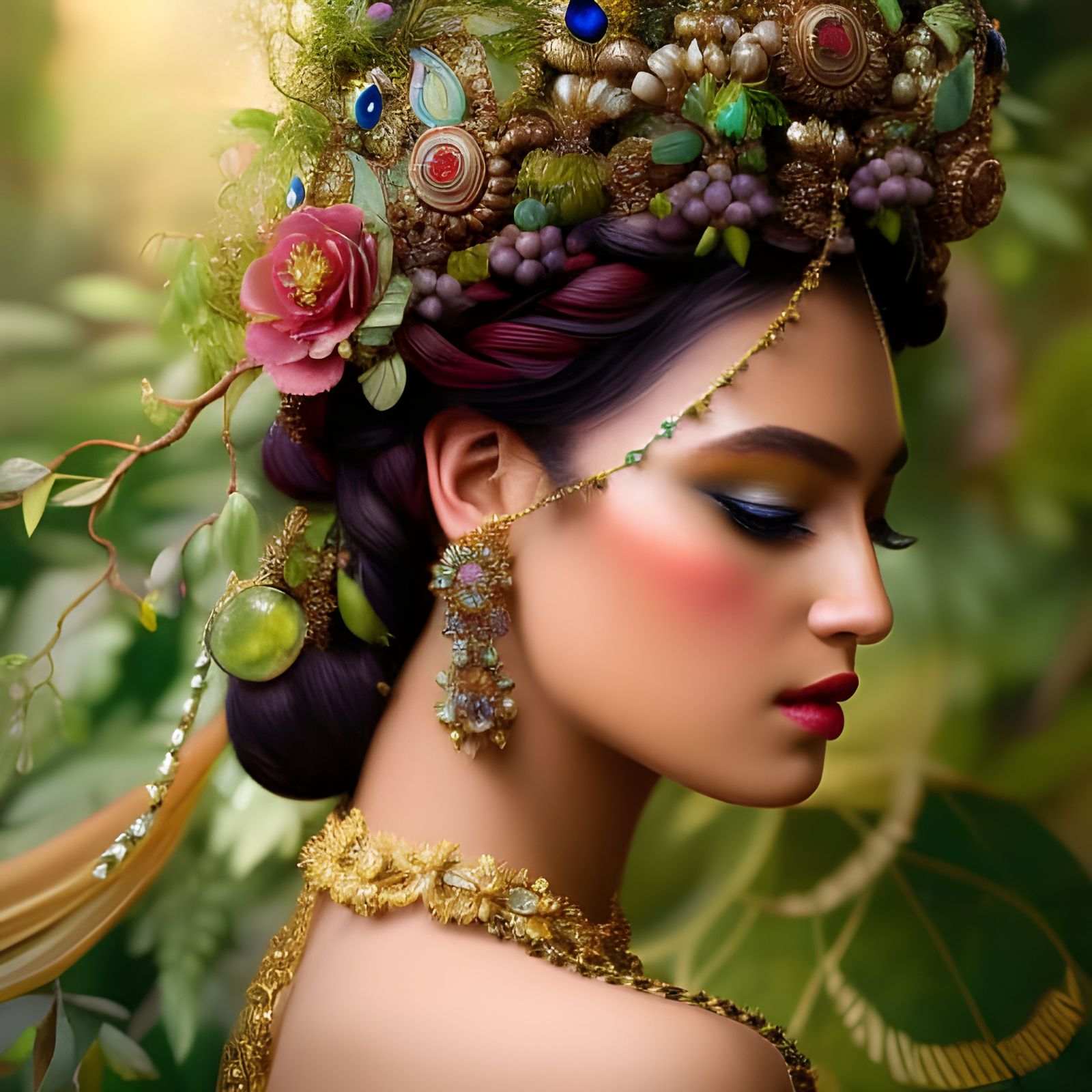 Gaia: Floral Crown of the Earth Queen