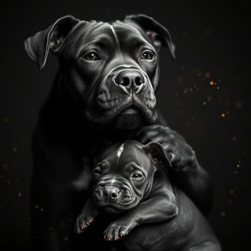 Black ethereal pitbulls #4