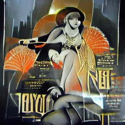 Tokyo Burlesque: Art Deco Film Noir Poster