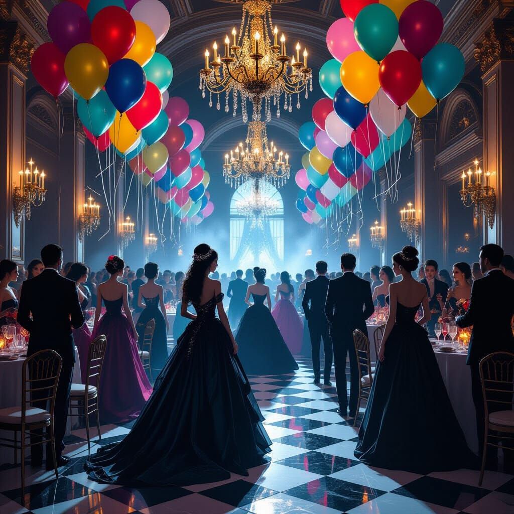 Gothic New Year's Eve Party With Undead Guests