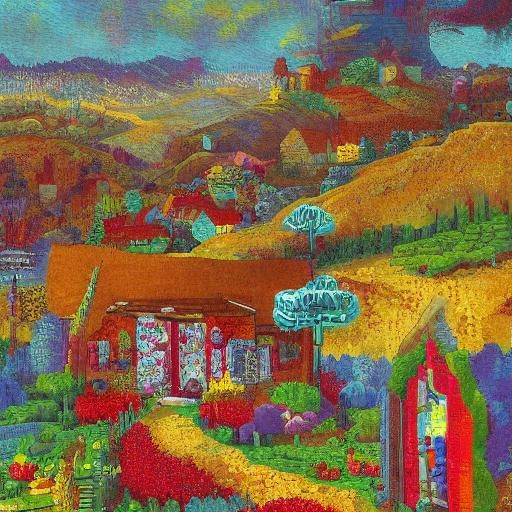 Pixelated Artist Pixelizing Itself: Digital Art Masterpiece