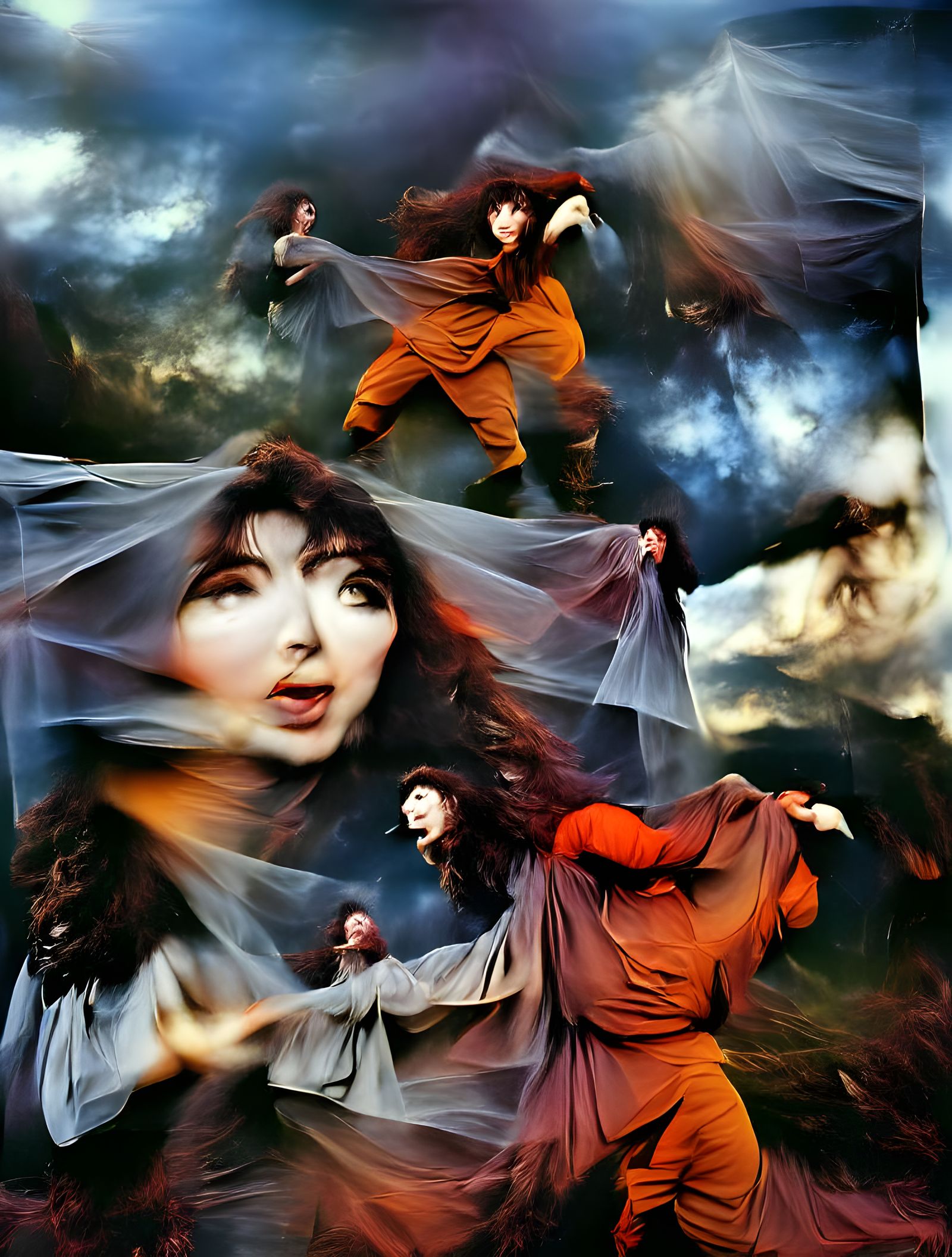Ethereal Figure Evokes Kate Bush's Wuthering Heights