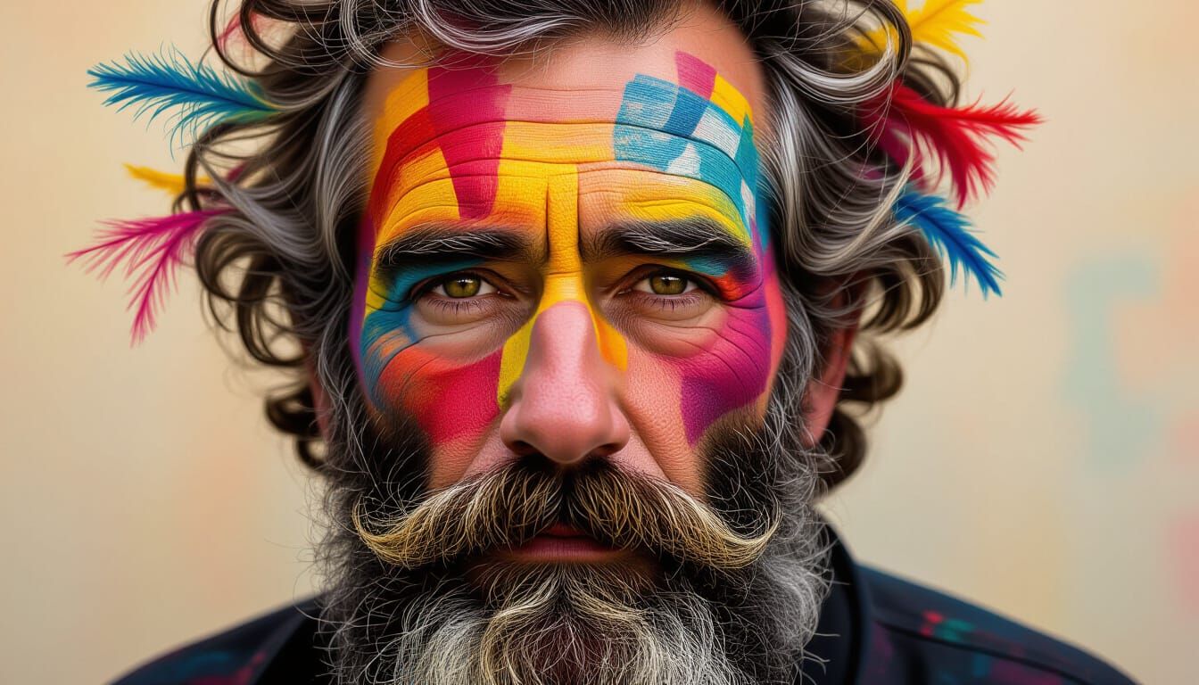 Abstract Artwork Radiating Positive Qualities