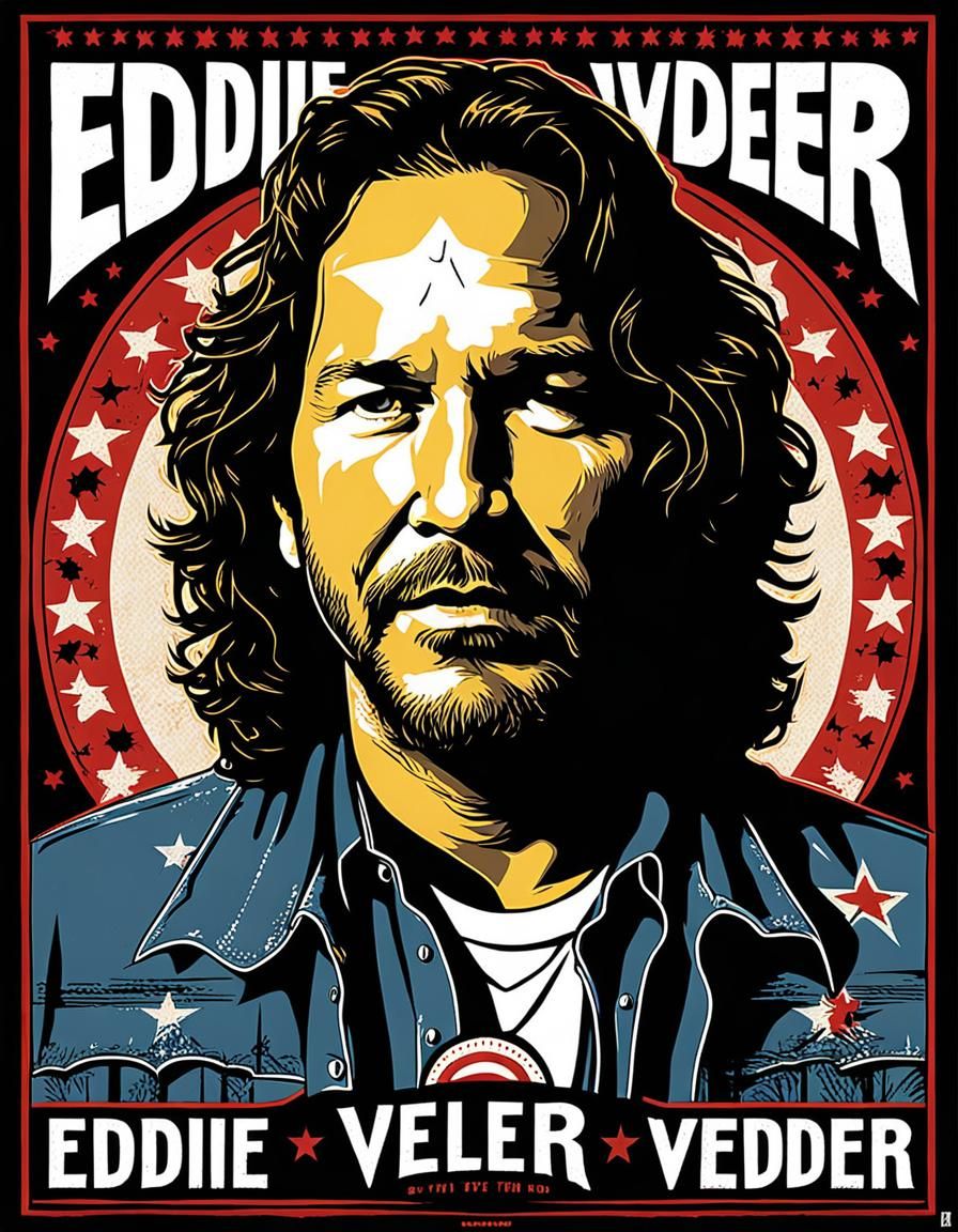 Eddie Vedder WALL POSTER