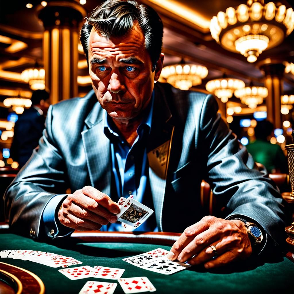 Suspicious Card Player in Las Vegas Casino