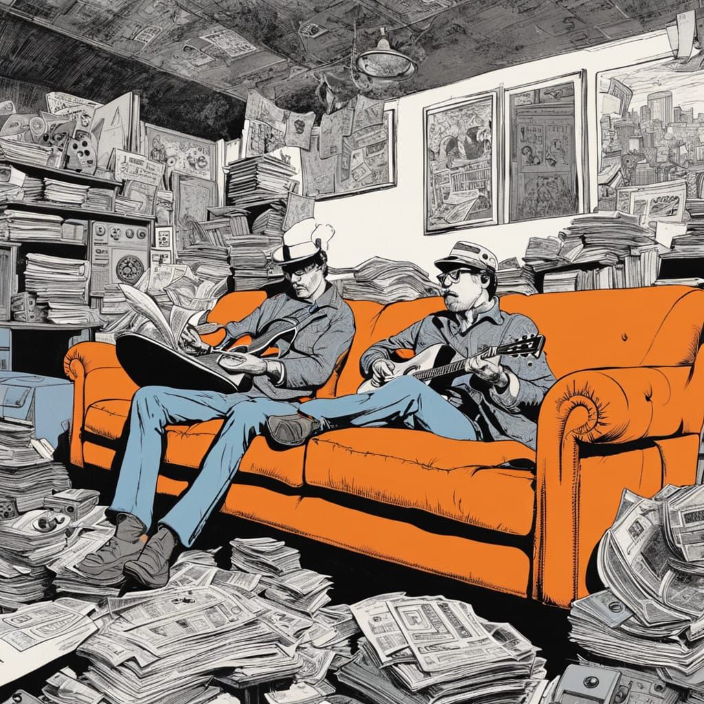 Apathetic Slackmaster in Retro-Counter Culture