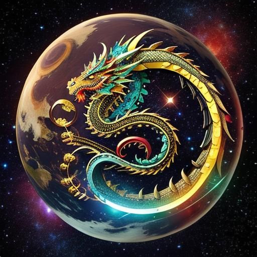 Cosmic Dragon Celebrates Chinese New Year