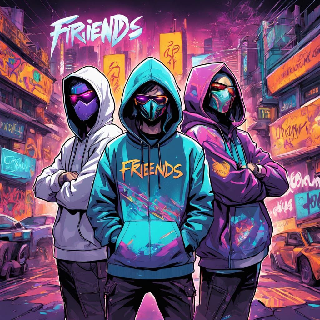 Young Malaysians Unite in Vibrant Graffiti Style