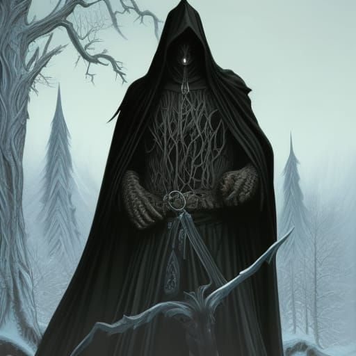 High Gothic Nazgul in Angmar, Comic Book Art