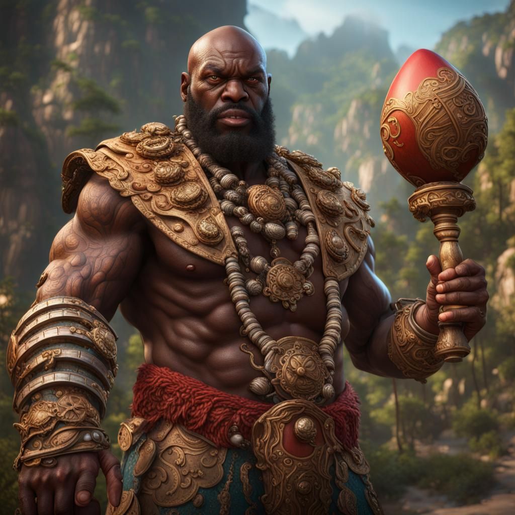 BA Baracus Plays Maracas: Fantasy Concept Art