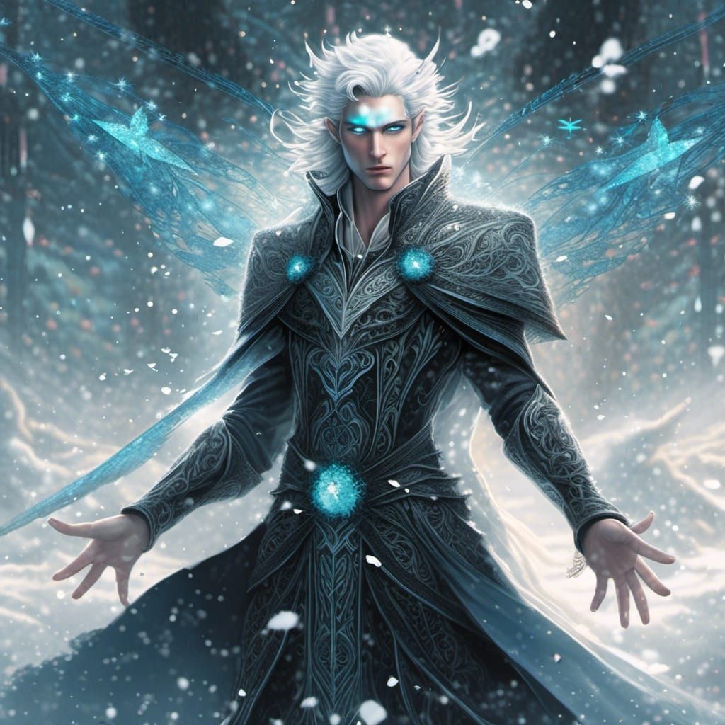 Ice elver ....oh no he lost a finger when he casted the spell