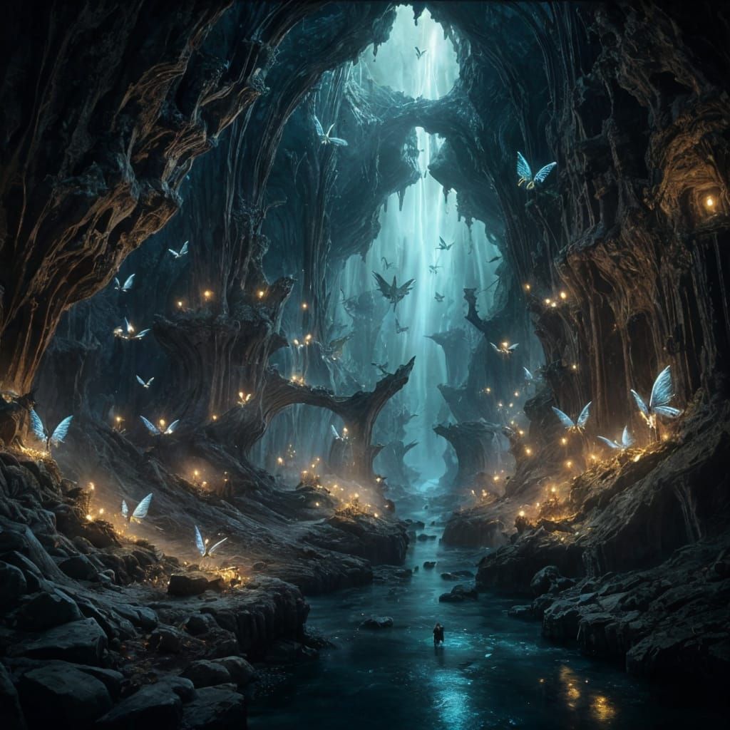 Luminescent Fairies Descend into Glittering Faery Realm