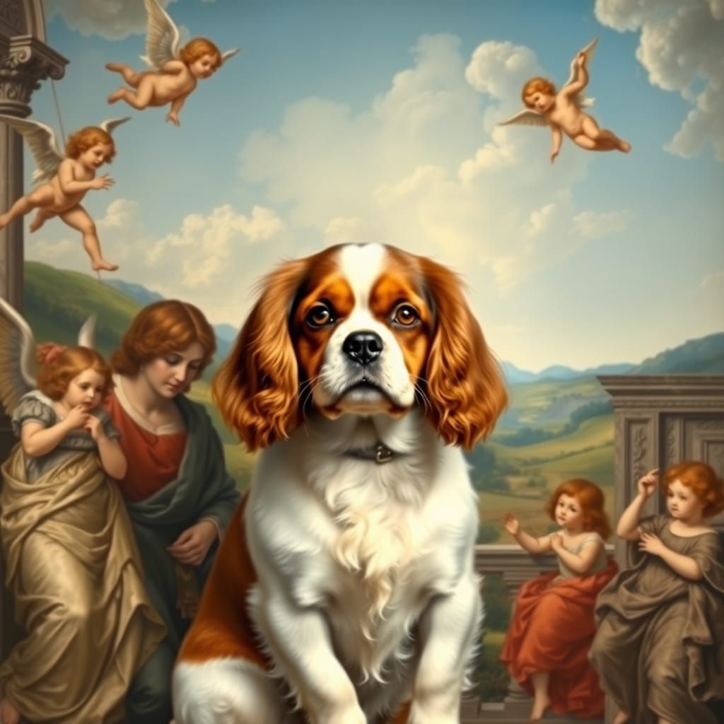Cavalier King Charles Spaniel in Renaissance Masterpiece