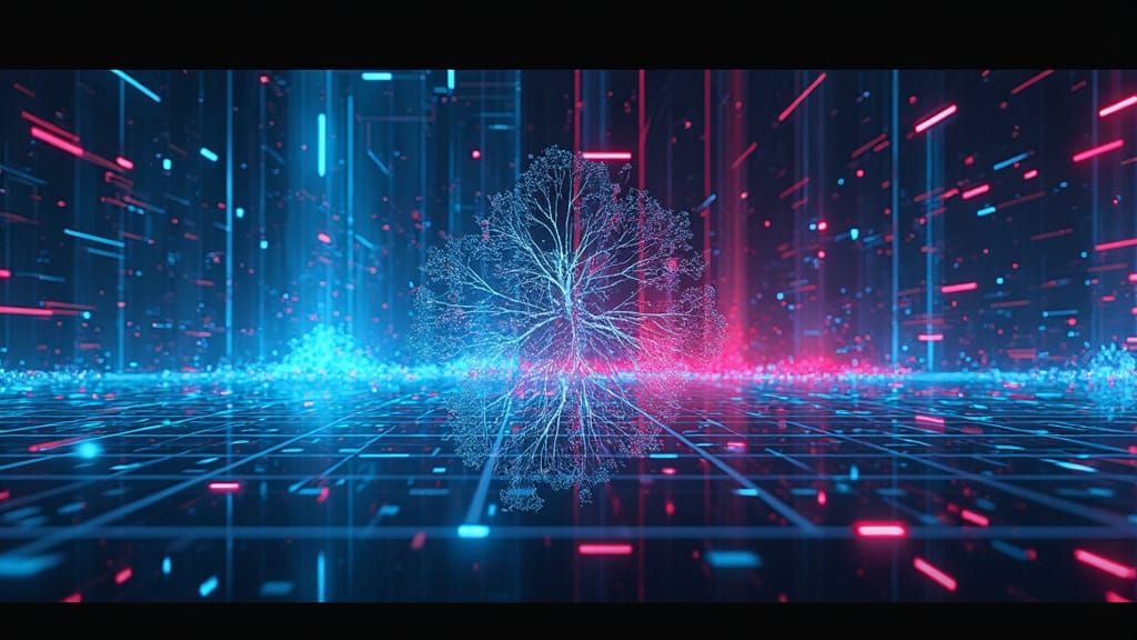 Abstract Glitch Art: Interconnection of Science