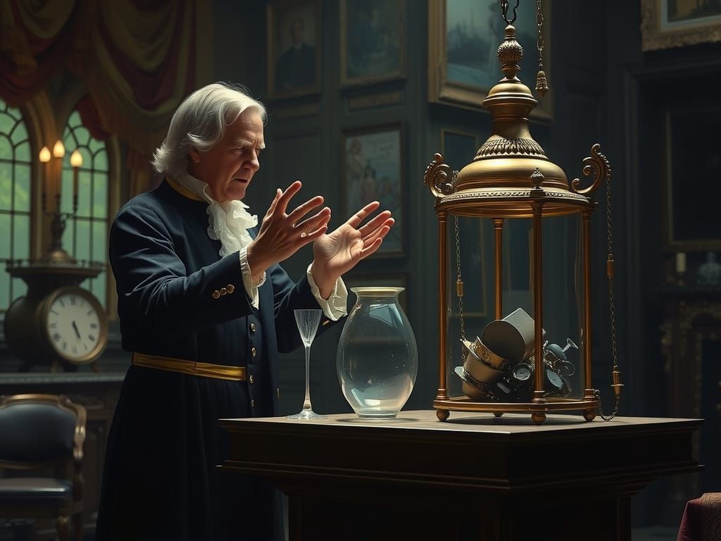 Franz Anton Mesmer's Magnetic Treatments in Digital Painting