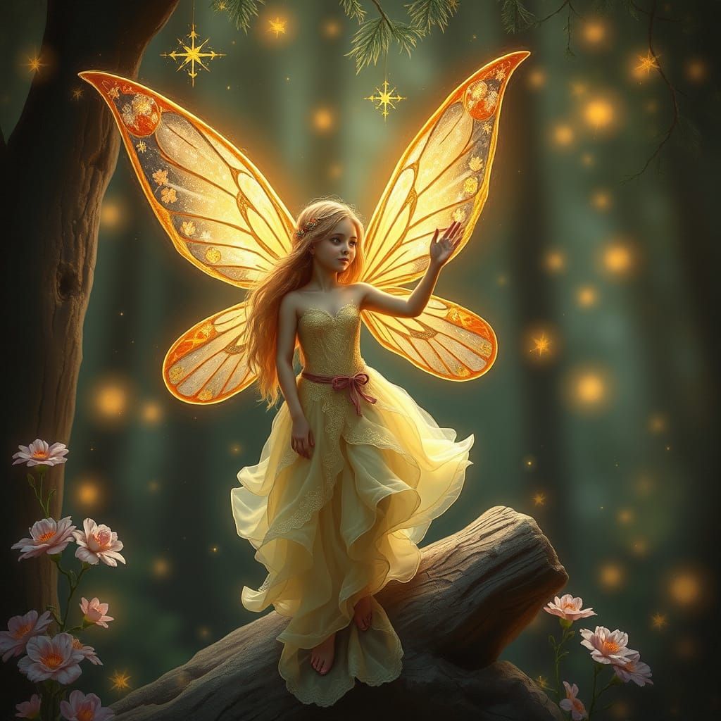 Enchanting Fairy with Delicate Wings