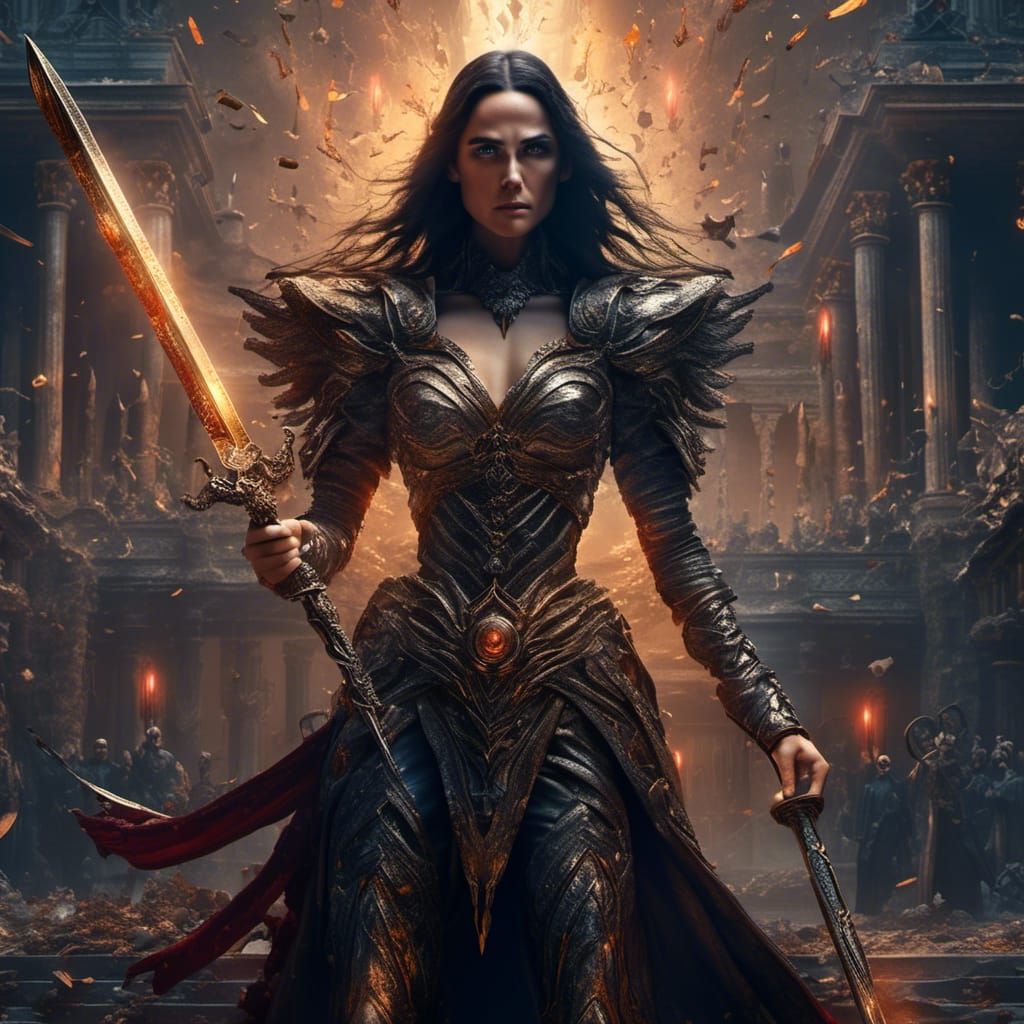 Justice with Sword and Third Eye