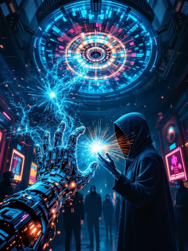 Cyberpunk Renaissance: AI Entity Meets Ethical Hacker