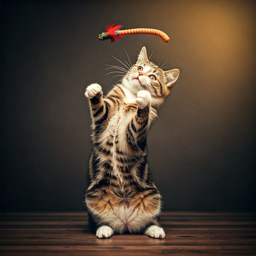 Whimsical Feline Drama on 35mm Film