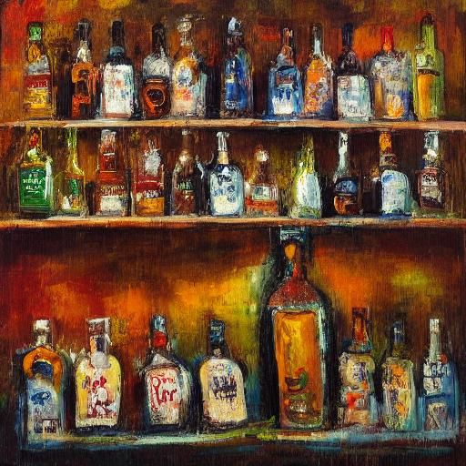 Rabbit Junk Trader: An Impasto Oil Painting