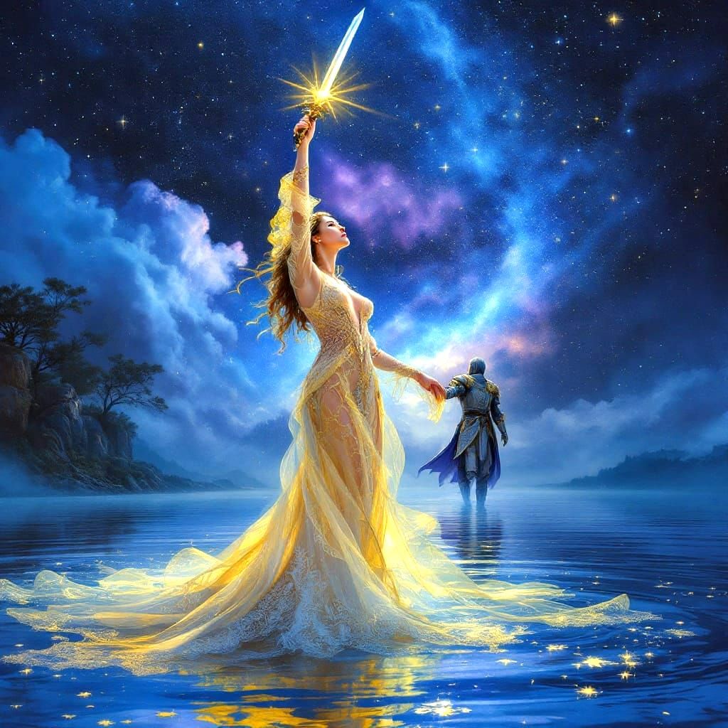 Goddess of the Lake in Celestial Glory