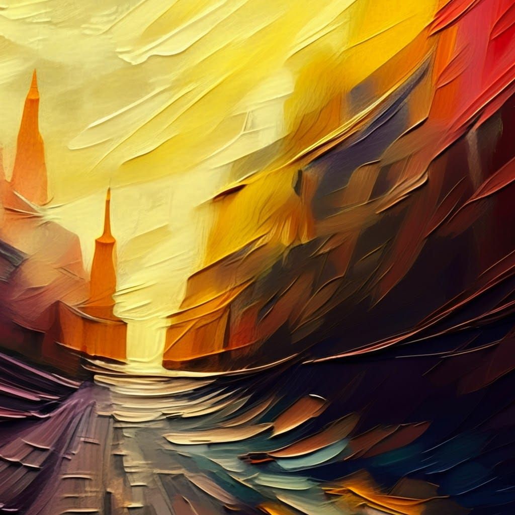 Depression as Gouache Impressionist Painting