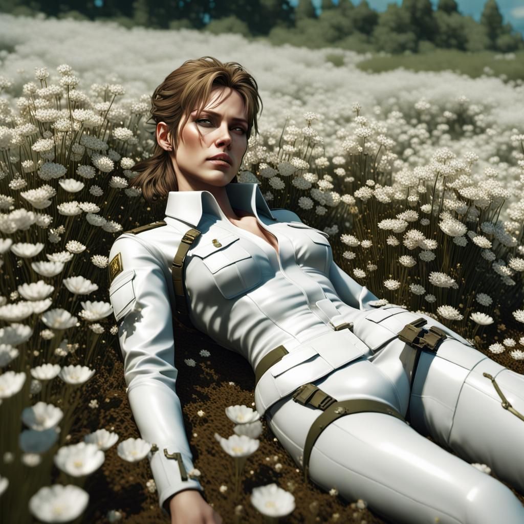 The Boss in Field of Flowers: Photorealistic CGI