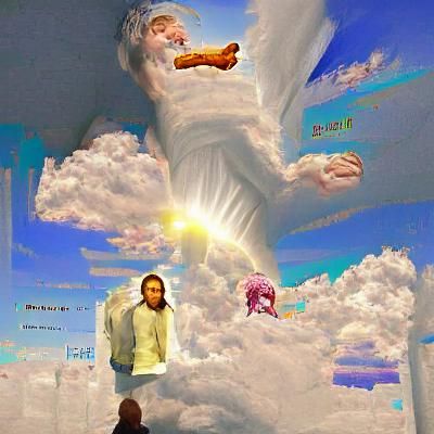 God in Heaven: A Religious Depiction