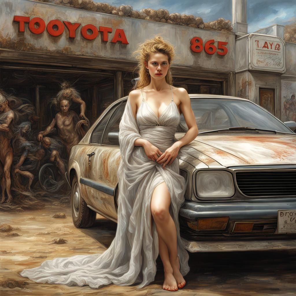 Goddess of the Road Warrior with a Toyota A86