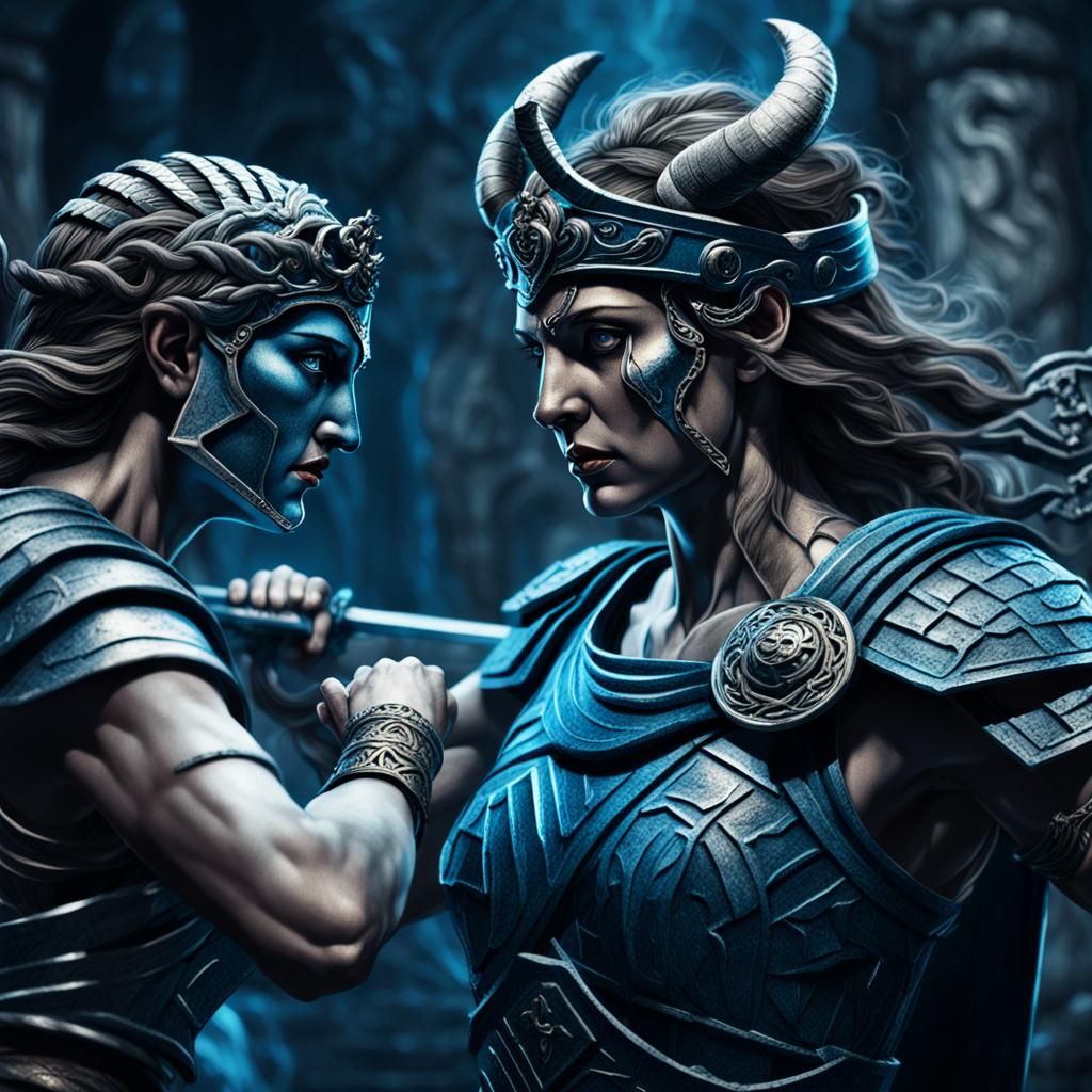 Justitia's Blind Fight Against the Minotaur