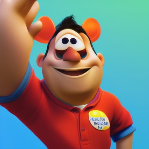 Daniel Sleiman in Pixar Style 3D Rendering