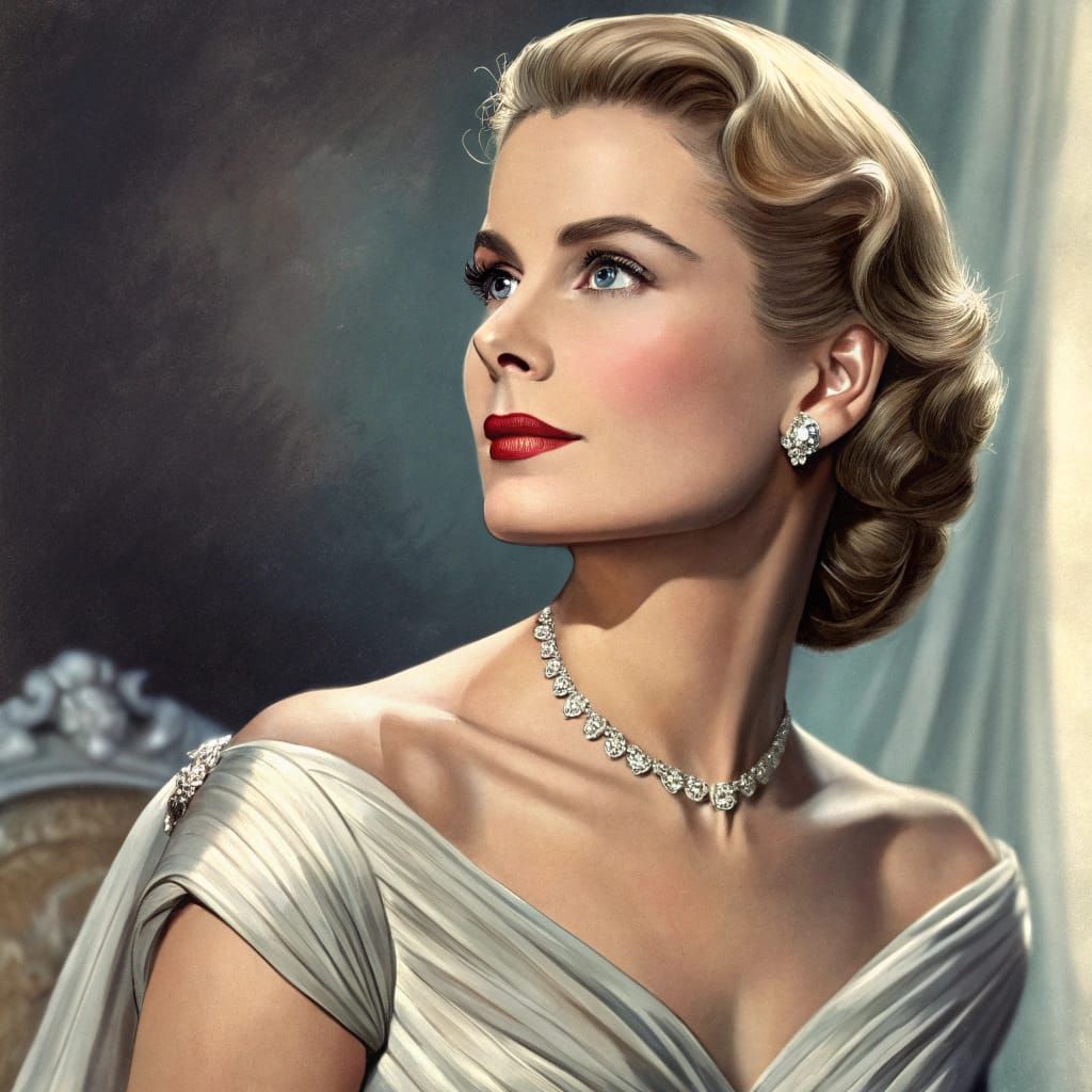 Hollywood Starlet in Classic Hollywood Style