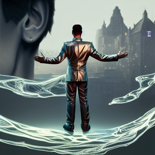 Hyperdetailed Portrait of Freddie Mercury in Art Nouveau Sty...