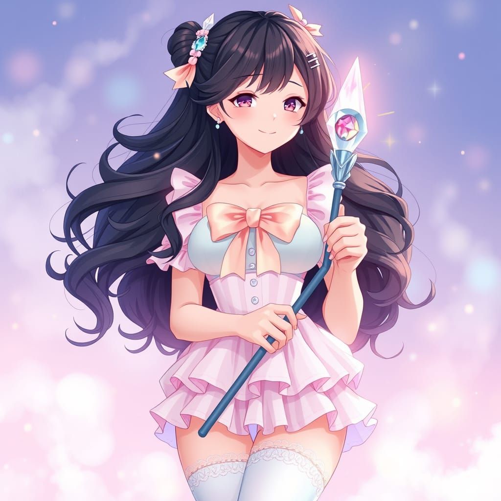 Magical Girl in Pastel Paradise