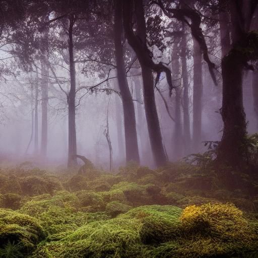 Shrek-Gru Dwarf in Mystical Forest, Digital Art
