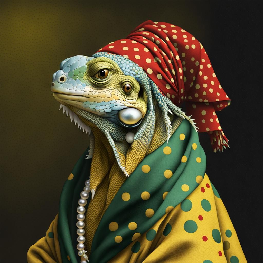 Portrait of iguana