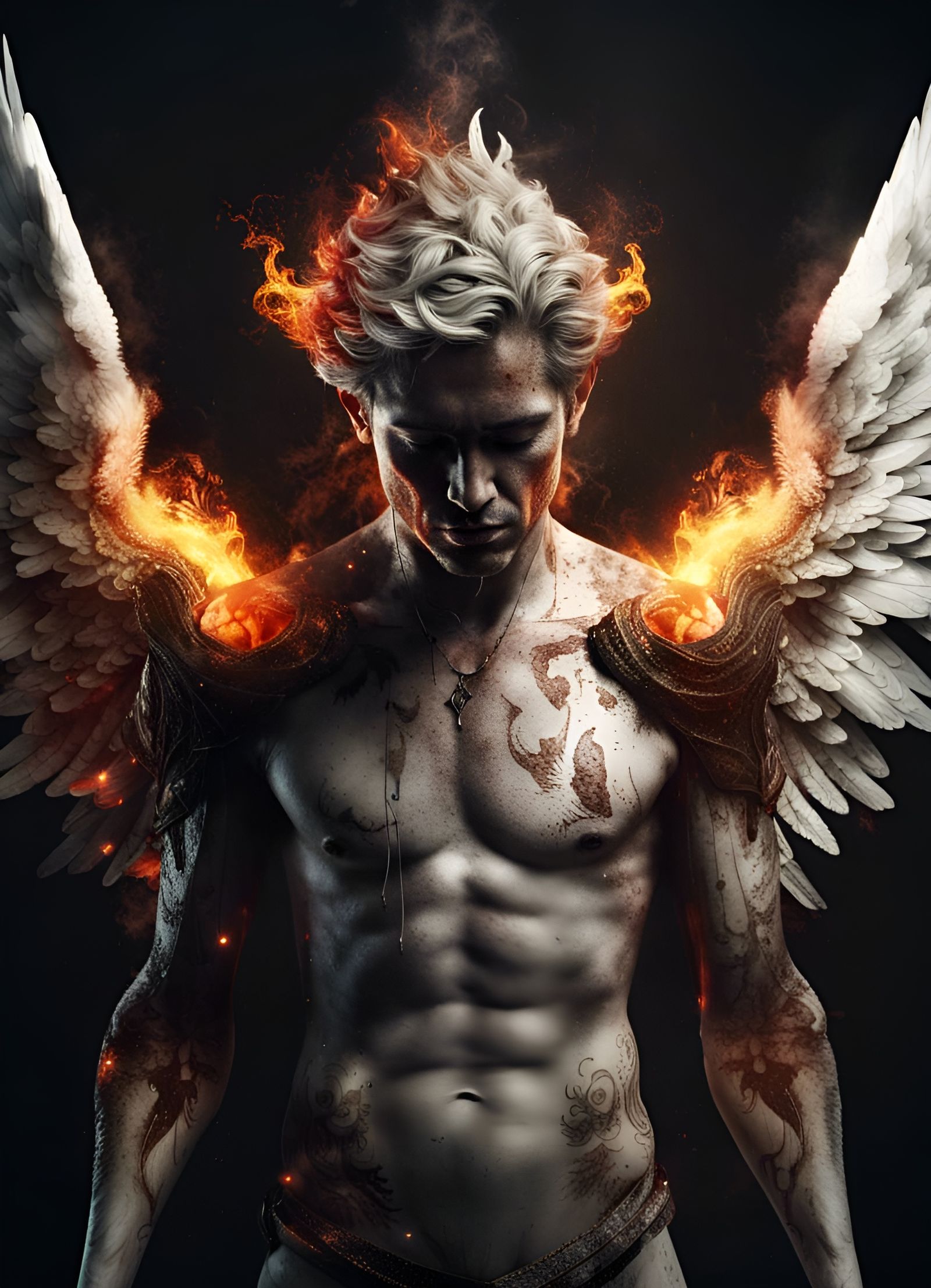 Come away with innocence, and leave me with my sins