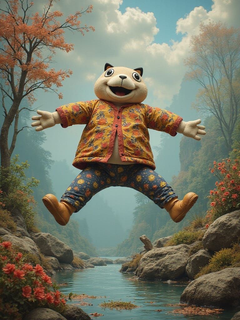 Tumbling Through the Gyre of Gyzmo Passed the Inflatable App...