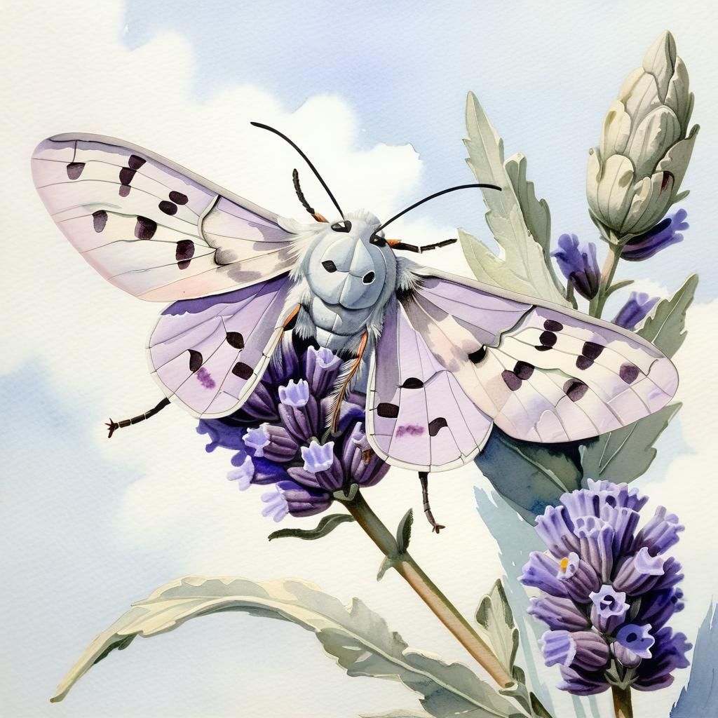 Lavender Moth