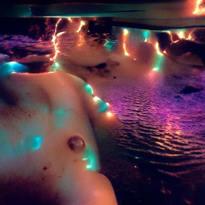 AI Generated Hot Tub Image