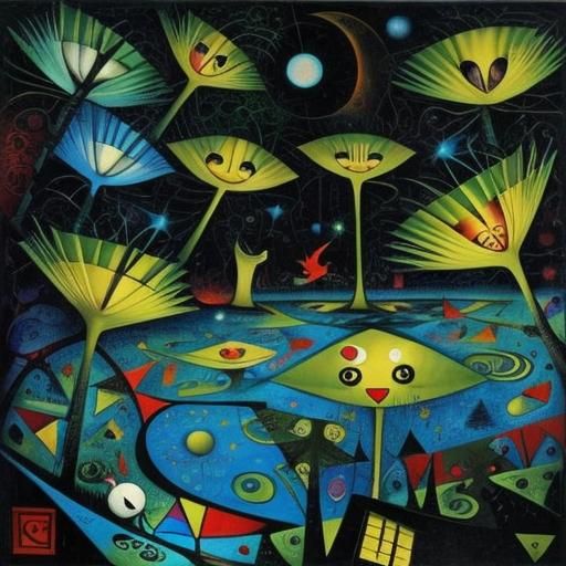 Surreal Lost Love in Abstract Expressionism