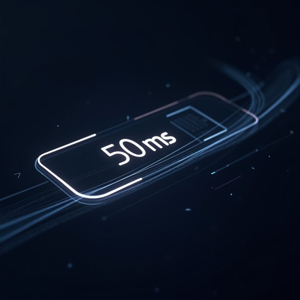 Futuristic Data Visualization with Glowing Lines