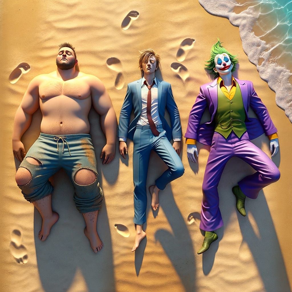 Heroes at Rest: Ultra-Realistic 3D Art