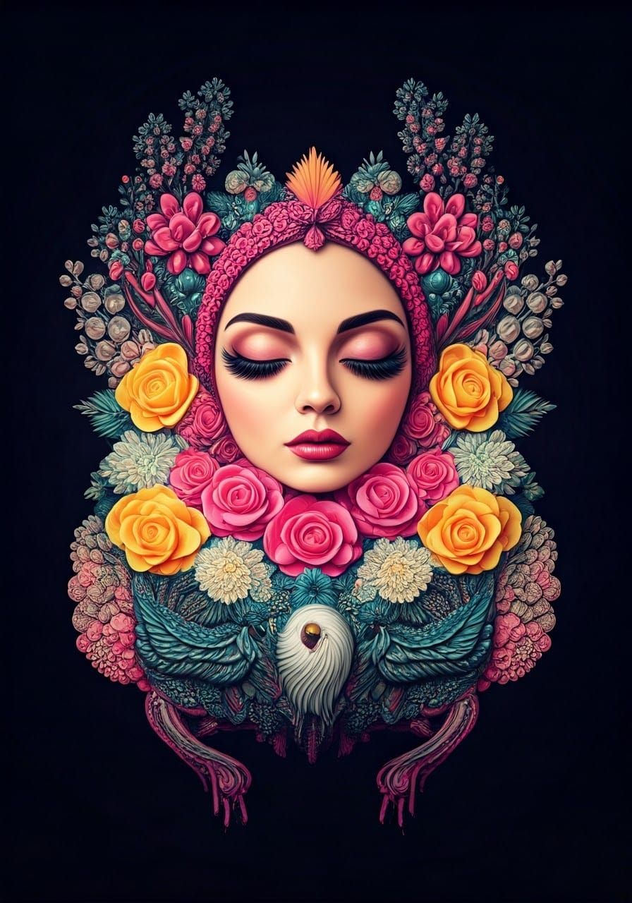 Surreal Autostereogram of Subconscious Mind