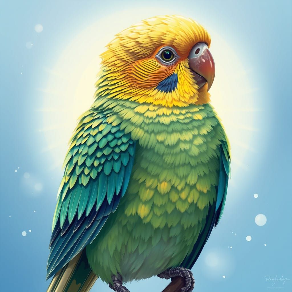 Budgie parrot