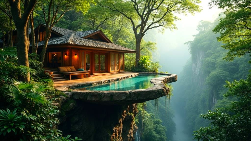 Luxury Rainforest Treehouse with Infinity Pool