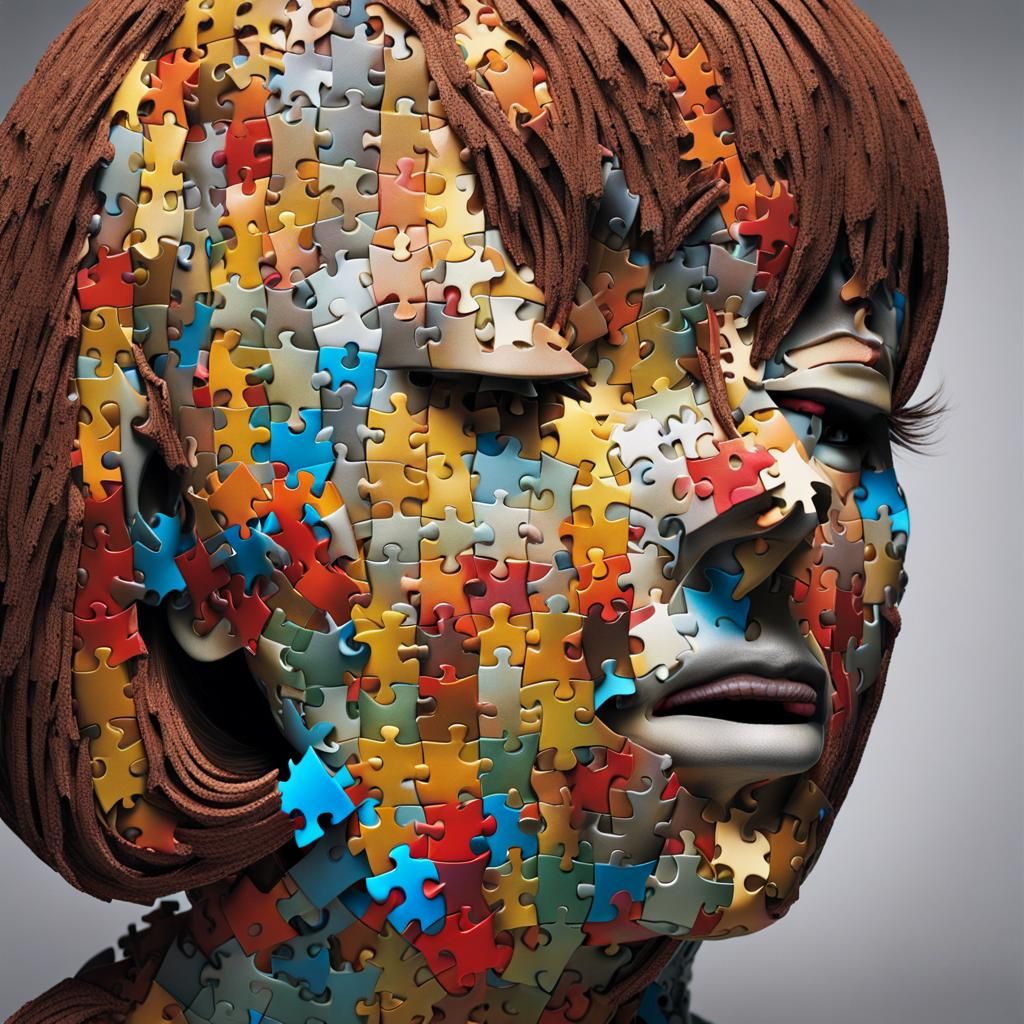 Jigsaw Puzzle Woman: Unraveling 3D Figure