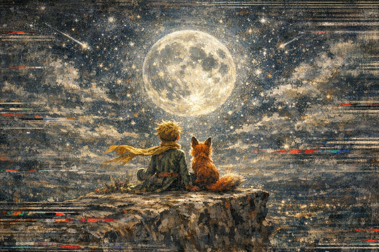 Somewhere beyond the lights, what has passed still calls me back.